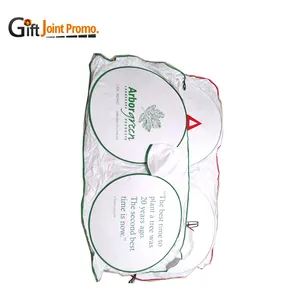 Personalised Sun Visor For Car Logo Printed Front Windshield Sun Visor White Car Shades