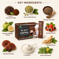 Café instantané détoxifiant Daynee Slim Burn Tummy, best-seller, marque privée, café minceur à base de plantes pour femmes