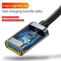 Kabel Ekstensi USB3.0 5Gbps Male Female Extender Transfer Data Cepat PVC Kamera Komputer Keyboard TV Hard Drive Laptop Scanner