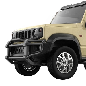 Paraurti Anteriore e Posteriore in Acciaio Nero Resistente per Fuoristrada 4x4, Accessori per <span class=keywords><strong>Jimny</strong></span> JB74 - Product Image 3