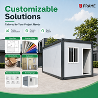 Maison Modulaire Intelligente, Solution Clé en Main Intégrée, Cabine Conteneur en Kit, Villa Préfabriquée de Luxe, Norme CE, 20 pieds, 40 pieds