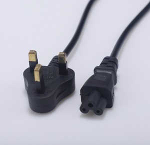 Wholesale <strong>UK</strong> 3 Pin Plug Power Cable Copper PVC Durable British AC Power Cord for Laptop <strong>Rice</strong> Cooker - Product Image 4