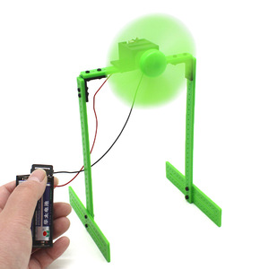 Kit de bricolage pour ventilateur en plastique, expérience scientifique, jouet éducatif pour enfants de 4 à 6 ans, commande manuelle avec piles AAA - Product Image 4