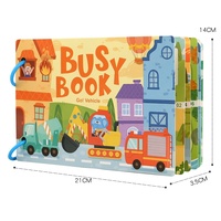 Jouets éducatifs en gros pour la maternelle et la petite enfance : Livre d'activités avec autocollants, livre d'images pour enfants