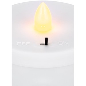LED <b>Candle</b> Light Warm White <b>Red</b> Canister 2xAA IP44 Outdoor Garden Decor - Product Image 5