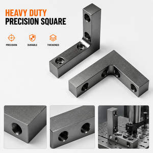 Règle carrée en acier épais découpée au laser CNC, jauge de marquage en forme de L, outil de mesure pour le travail du bois et la menuiserie, échelle personnalisée - Product Image 1