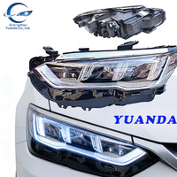 Ensemble de phares LED BYD Song Pro 12V 55W 4000LM 6000K avec capteur de lumière automatique, amélioration de la lampe avant