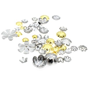 Soportes de Perlas de Acero Inoxidable Anno Jewelry, Receptáculos con Cuentas Doradas y Plateadas para la Creación de Joyería DIY, Modelo 2017 - Product Image 3