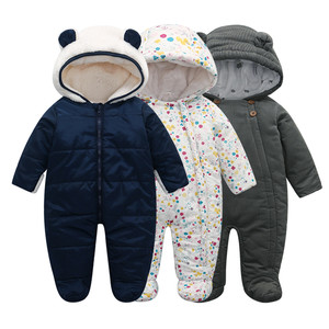 Grenouillère d'hiver OEM en polaire pour nouveau-né, salopette personnalisable pour bébés, nourrissons et tout-petits avec barboteuses pour bébé - Product Image 2