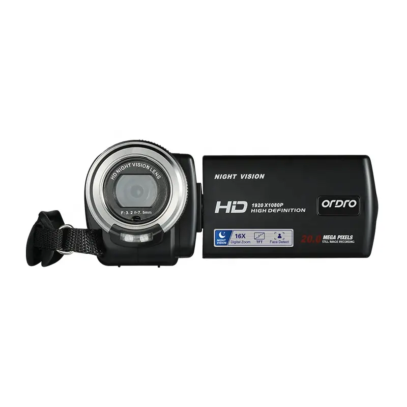 Infrared Camera ORDRO V12 Night Vision Camcorder IR Digital Zoom Video Recording Cheap Professional Video Camera