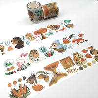 Planificateur personnalisé, impression écologique, coloré PET, ruban transparent transparent pour ensemble de papeterie, vente en gros