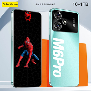 M6pro สมาร์ทโฟน4G แอนดรอยด์<span class=keywords><strong>11</strong></span> 5G ปลดล็อกที่เก็บข้อมูล<span class=keywords><strong>16</strong></span> + 1TB 6.8นิ้ว LTE Deca Core สำหรับสเปน - Product Image 6