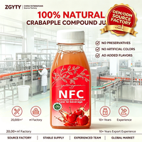 NFC Crabapple Ananas Sinaasappel Mango Gemengd Fruitpuree 230ml 8 Flessen Doos Suiker Vrij Halal Natuurlijke Smaak Versgeperst 100%