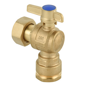 Robinet de compteur haute pression PN16 en <span class=keywords><strong>laiton</strong></span> CW617N CW602N, vanne à boisseau sphérique mécanique verrouillable anti-fraude pour tuyau en PEHD - Product Image 4