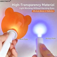 Placa Protectora de Luz Azul para Lámpara UV de Uñas Portátil, Bloqueador de Luz Azul para Protección Ocular y Uñas Acrílicas