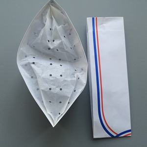 Gorro de Chef Desechable de Papel, Gorros de Chef Retro con Franjas Rojas para la Industria Alimentaria de Restaurantes, Logotipo Personalizado - Product Image 2