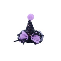 Xinyue Cross-border : Costume de fête d'Halloween pour oiseaux et animaux de compagnie, comprenant un chapeau de lézard de 7 pouces et une jupe en tissu moelleux Kuromi pour reptiles