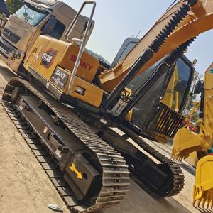 Excavadora pequeña Sany de 13 toneladas usada 135/135c/155Cpro Excavadora sobre orugas con motor central y componentes de bomba - Product Image 3