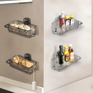 Multifunktion ales Gewürz regal Wand montierte Küchen organization PET-Lager regal Gewürz regal Organizer - Product Image 1