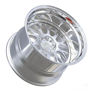 Jantes en alliage à rayons maillés 5*120mm pour voitures particulières, avec <span class=keywords><strong>centre</strong></span> doré et lèvre polie, pour une performance améliorée et un look personnalisé - Product Image 6