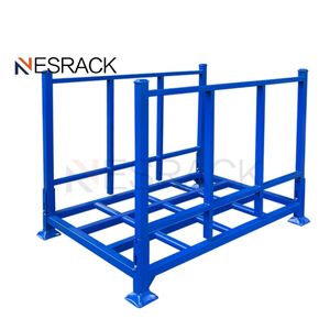 Стеллаж для складывания поддонов, высокопрочный, оцинкованный, для хранения на открытом воздухе, переносной для хранения продуктов в море. - Product Image 1