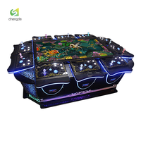 Fábrica al por mayor Fish Table Game Software Ajuste de dificultad 10 jugadores Dragon Fish Shooting Fish Game Board Pcb