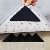 Bande de tapis triangulaire réutilisable sans résidus anti-dérapant adhésif double face pour tapis délicat