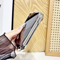 Étui de luxe électro-plaqué scintillant compatible avec iPhone 18 FOLD Ultra, coque pliable ornée de strass étincelants