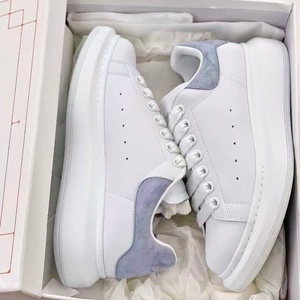 Factory direct sale of simple and fashionable casual <b>shoes</b>, white breathable walking <b>shoes</b>, thick-soled <b>height</b>-<b>increasing</b> skate - Product Image 2