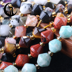 Cuentas de Piedra Facetadas Bicónicas de 8mm Zhe Ying, Cuentas de Piedra Natural, Gemas Sueltas, Cuentas de Piedra Facetadas Bicónicas para la Fabricación de Joyería - Product Image 1