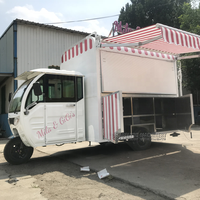 Chariot à café portable pour aliments, ml, nouveau, bon marché, pour moto, Hamburger, camion de crème glacée
