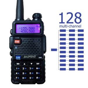 วิทยุสื่อสารแบบสองทาง BF UV-5R คู่ย่านความถี่ UHF/VHF กำลังส่งสูง 8 วัตต์ ใช้แบตเตอรี่ 3.7V 1800mAh  กันน้ำระดับ IPX-1 - Product Image 3