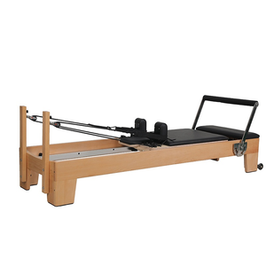 Reformer Pilates <span class=keywords><strong>Alice</strong></span> en bois de hêtre pour exercices de <span class=keywords><strong>yoga</strong></span>, de mise en forme et de musculation - Product Image 4