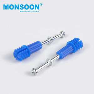 Raccords de cadre décoratifs <span class=keywords><strong>connecteur</strong></span> de joint en plastique <span class=keywords><strong>invisible</strong></span> boulon porte d'armoire support d'étagère 3 en 1 connecteurs d'armoire en bois - Product Image 3