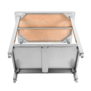 อุปกรณ์ร้านอาหารเชิงพาณิชย์ เฟอร์นิเจอร์ครัว สแตนเลส 304 โต๊ะทำงาน โต๊ะเตรียมอาหาร - Product Image 3