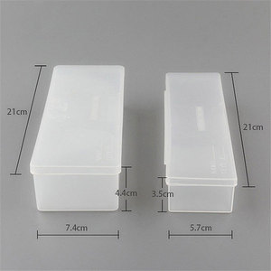 Caja de Almacenamiento de Plástico PP Sanle, Rectangular, de Color Sólido, con Tapa, Organizador de Oficina para Estudiantes de Arte, Almacenamiento de Lápices de Dibujo - Product Image 2