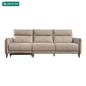 शीर्ष अनाज चमड़े में आधुनिक इलेक्ट्रिक रिक्लेयर लोवेज़ट में आधुनिक इलेक्ट्रिक रिक्लेयर लोवेज़ट 3 सीट सोफे यूरोपीय शैली लिविंग रूम सोफा सेट - Product Image 4