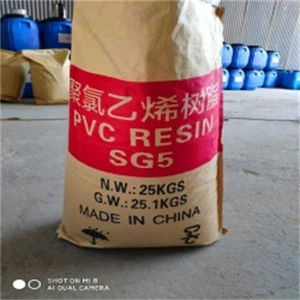 China Manufacturer <b>Plastic</b> Materials Polyvinyl Chloride Virgin Material Sg3/Sg5/Sg7/Sg8 White Powder - Product Image 1