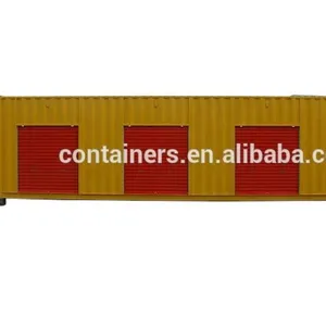Pintu rolling shutter 40ft tinggi sisi kubus penyimpanan terbuka pengiriman kontainer untuk dijual