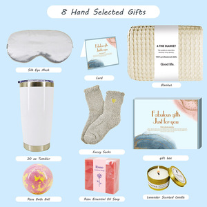 Bộ Đồ Tắm 9 Món Bomei Bộ Đồ Chăm Sóc Da Tự Chăm Sóc Mùi Đào Chăn Nến Mùi Muối Biển Bộ Quà Tặng <span class=keywords><strong>Spa</strong></span> Tắm Hữu Cơ - Product Image 2