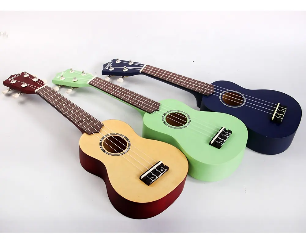 UK-KC-21 Ukulele 21 Zoll niedlich China Guangzhou Basswood billig Großhandel Bester Preis für Verkauf Anfänger lernen Ukulele