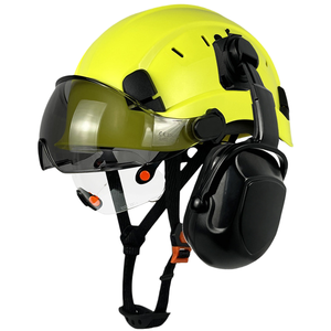Helm Pengaman Pelindung ABS Dua Lapis untuk Lokasi Konstruksi, Tahan Benturan Tinggi, Bernapas, Nyaman, Dielektrik - Product Image 6