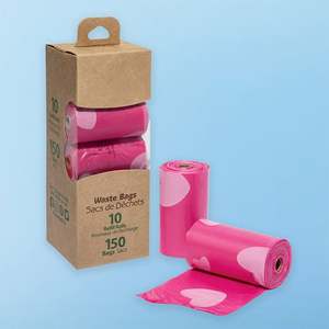 Hot Sale Customizable Biodegradable Pet Waste Bag One-Time Printed With Custom Colors and Sizes Pet Poop Bag - Product Image 2