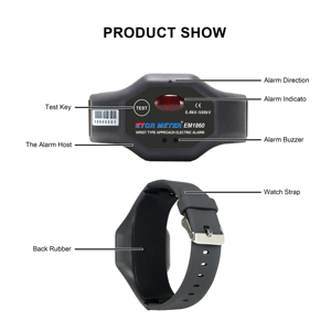 ETCR EM1860 Não Contato Tensão <span class=keywords><strong>Tester</strong></span> Detecção De Falha e Função Eletroscópio Wearable Tipo Abordagem Alarme Elétrico - Product Image 5