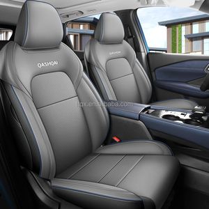 Fundas <span class=keywords><strong>de</strong></span> Asiento <span class=keywords><strong>de</strong></span> Coche <span class=keywords><strong>de</strong></span> Cuero Completas y Personalizadas para <span class=keywords><strong>Nissan</strong></span> <span class=keywords><strong>Qashqai</strong></span> 2014-2021, Antidesgaste, Larga Duración, Decoración Interior - Product Image 1