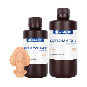 Résine artisanale ANYCUBIC 1000ml 1L Beige abricot Blanc Gary pour imprimante 3D LCD - Product Image 1