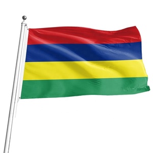 Drapeau national de l'<span class=keywords><strong>île</strong></span> <span class=keywords><strong>Maurice</strong></span> 3x5 pieds Drapeaux du pays mauricien Polyester avec œillets en laiton 3X5 pieds - Product Image 2