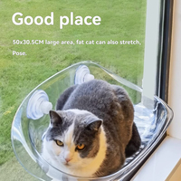 Meilleures ventes 2026 : Lit hamac transparent sans fil pour chat, à fixer sur fenêtre, étagère pour chat et siège mural pour fenêtre