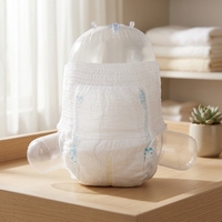 Kaida Premium Bedruckte Bunte Hochabsorbierende Trockenfühlende Vliesstoff Einweg-Babywindel Übernacht-Höschenwindel 3D-Auslaufschutz
