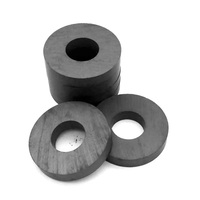 Aimant néodyme noir de grande taille aimant industriel permanent en ferrite à anneau dur pour usage industriel découpage poinçonnage moulage